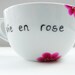 LA VIE EN Rose - handpainted and original teacup set