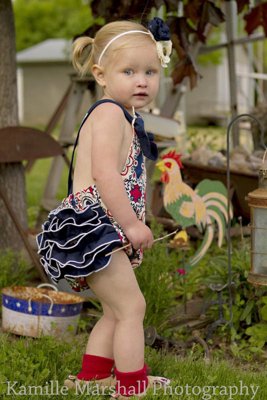 Land of the Free Sunsuit....... Lillie's & Lollipops