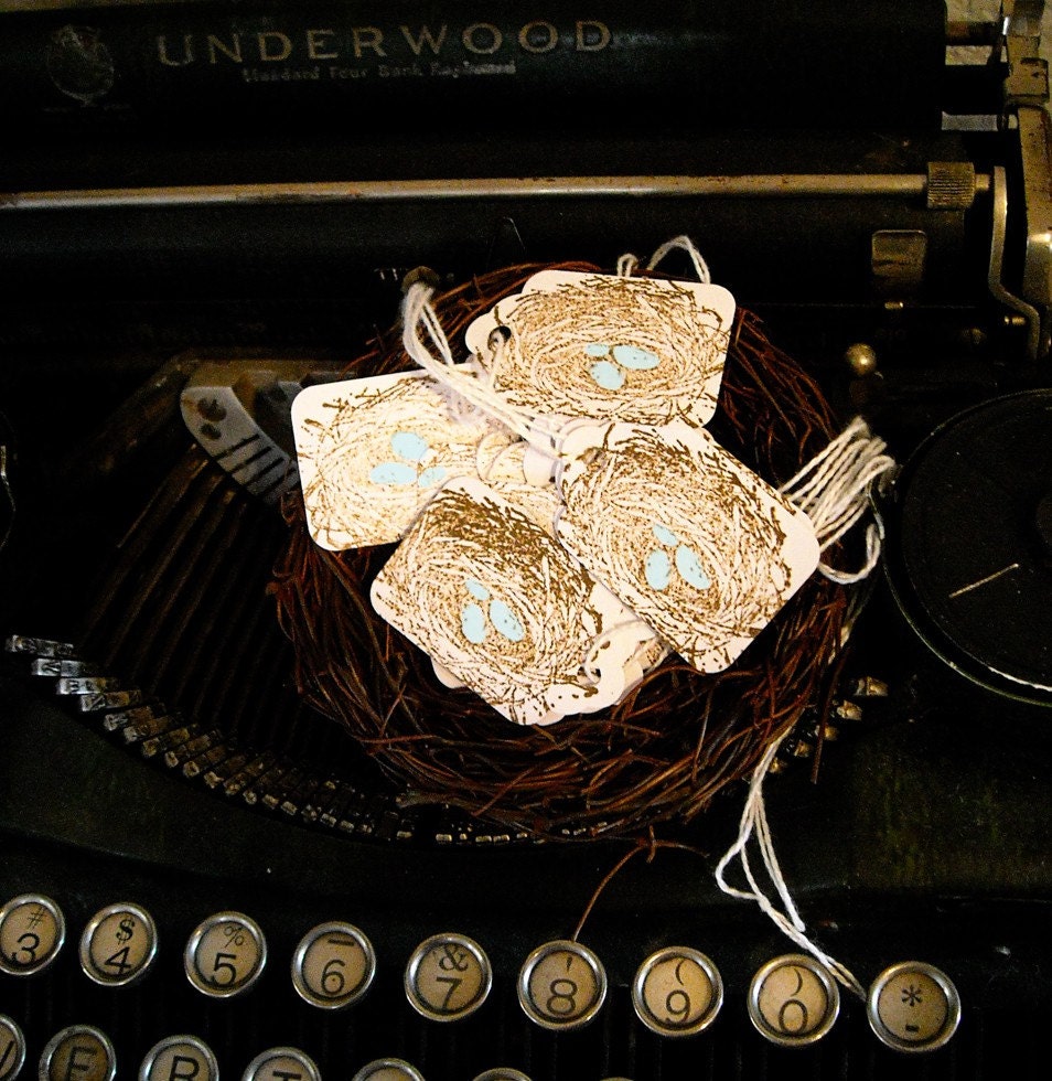 NESTLED handmade gift tags