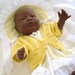 Yellow baby sweater, baby cardigan, baby shrug, short sleeve, baby bolero Baby girl. Easter Spring. Baby shower