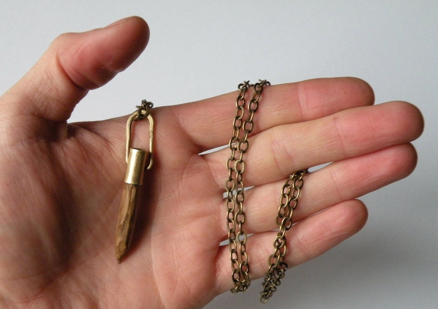 Wooden Stake Necklace