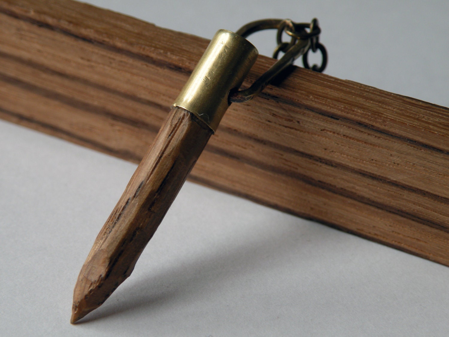Wooden Stake Necklace