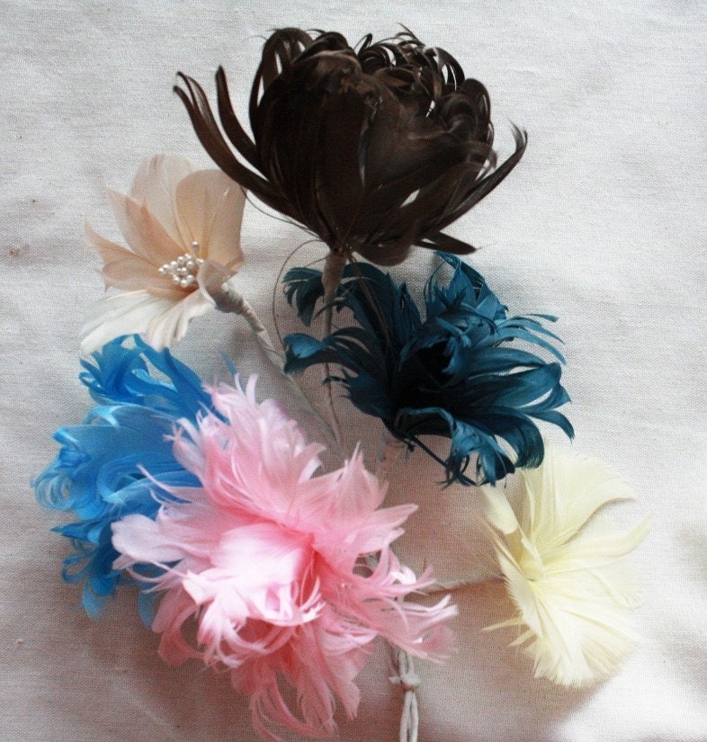 eBook- How to Make Feather Flowers B - With Bouquet and Accessories Tutorials