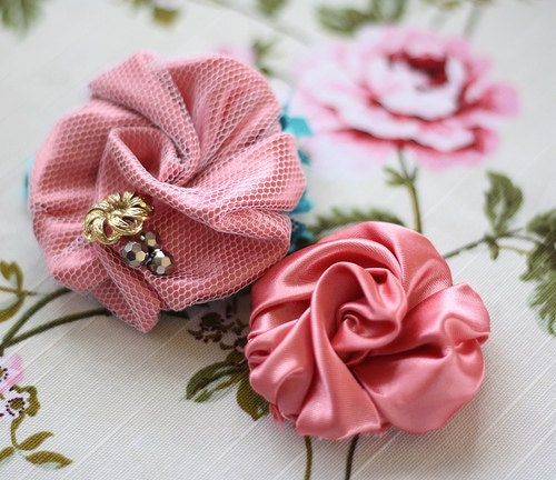 Feather and Fabric Flowers Pattern Tutorials (All 26 Tutorials) DIY Wedding Accessories