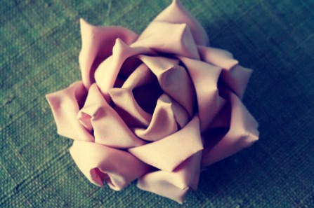 Fabric Flower Tutorial - No Sew Mayumi Rose - With Diy Wedding Accessories and Baby Headband Tutorials