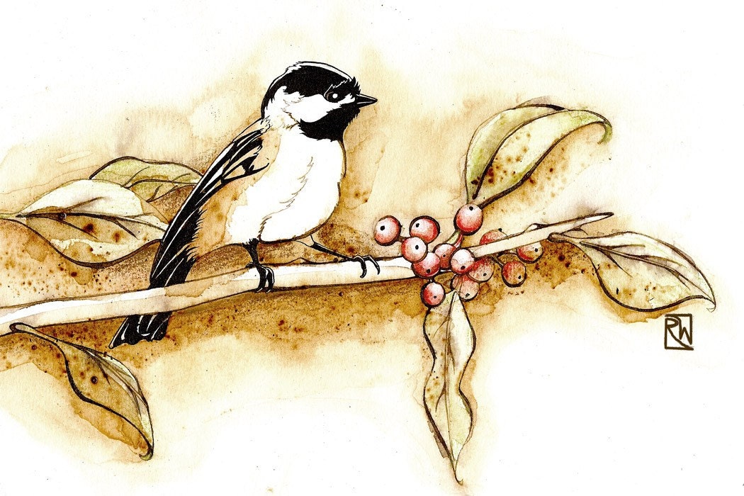 Chickadee Art