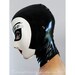 Latex Hood w Silver Make Up in Black and White - completely custom, made-to-measure