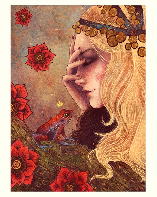 The Frog Prince 8x10" Print