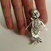 Angel Ingrid Opens Herself To Positive Energy - Re-purposed Sterling Silver, Spoon Handle, And PMC - Art Jewelry Pendant - 675