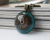 Oh no you didn't resin brass necklace