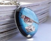 Vintage : Little Sparrow With Crown