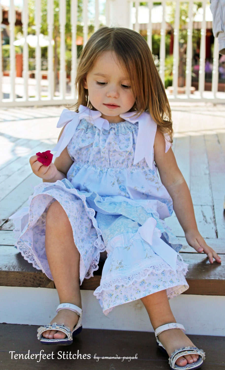 Girl's Boutique Fancy Ruffle Pants clothing sewing pattern PDF tutorial for kid's and children babies toddlers girls INSTANT DOWNLOAD