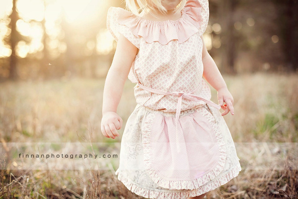 Girls Ritzy Ruffle top or dress sewing PDF pattern tutorial for children babies child kids toddlers by Tenderfeet Stitches INSTANT DOWNLOAD