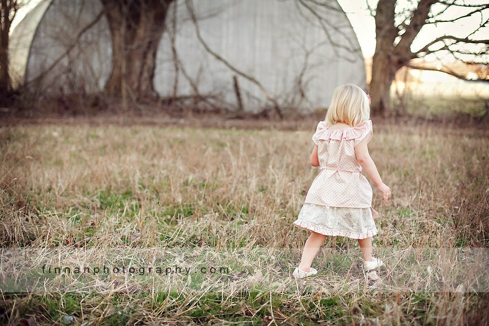 Girls Ritzy Ruffle top or dress sewing PDF pattern tutorial for children babies child kids toddlers by Tenderfeet Stitches INSTANT DOWNLOAD