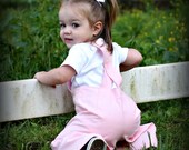 Cheeky Pink Linen - A Good Day OVERALLs