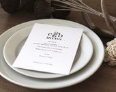 Printable Storybook Romance Menu Card / (DIY)