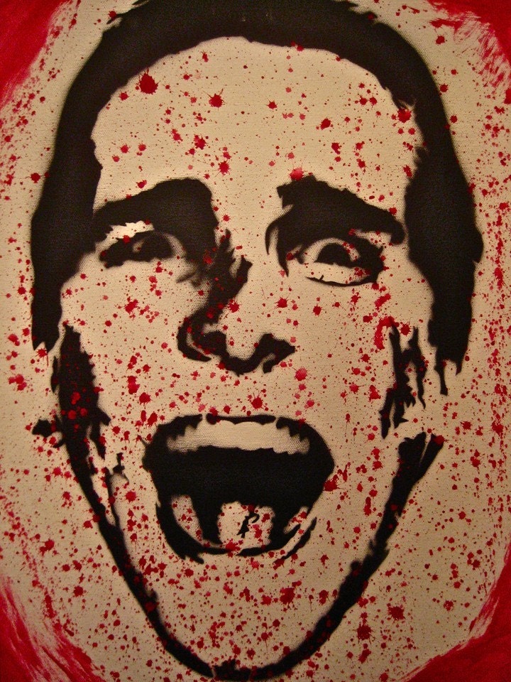 American Psycho Stencil