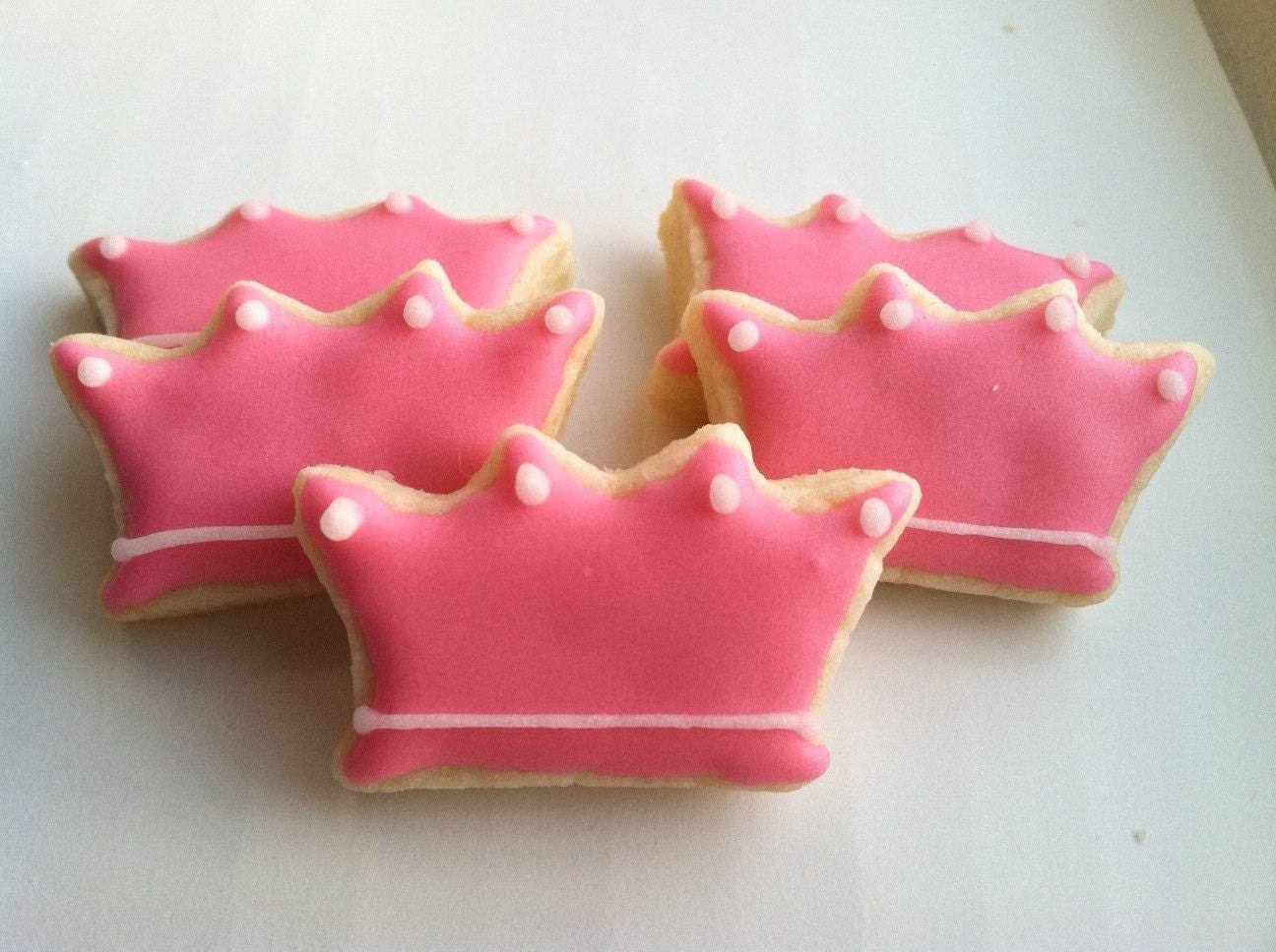 Princess Crown Sugar cookies, Princess party favor - 3 dozen