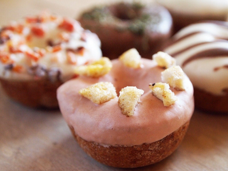 Dog Treats : 6 Pack Gourmet Doughnuts