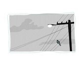 Waiting For You - 5 x 7 Art Illustration Print