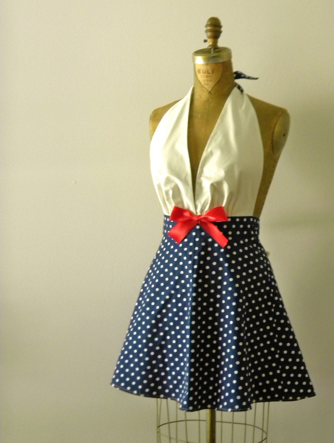 SEXY Nautical Sailor Apron Marilyn Style Full Apron