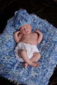 Choose Colors Hat AND Blanket Prop Newborn Photo Prop SET. Save Over 20.00