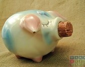 SALE 20% OFF Adorable Vintage "Corky Pig" Piggy Bank
