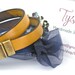 Solar power yellow color leather bracelet double wrapped with magnetic clasp brass color