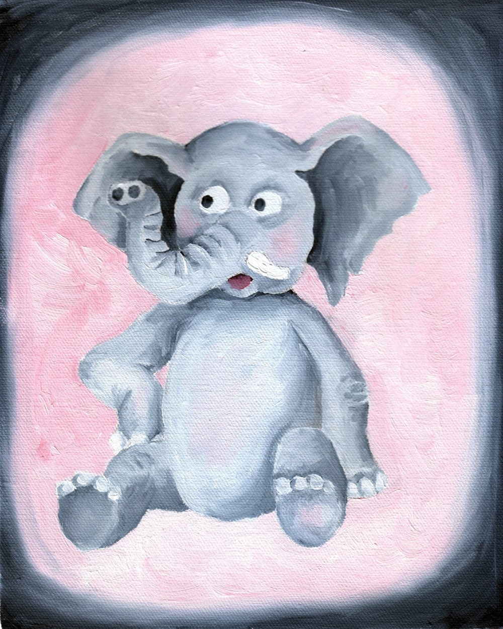 Elephant wall art - Nursery wall Art, Baby Room Decor, Children's Room Art print