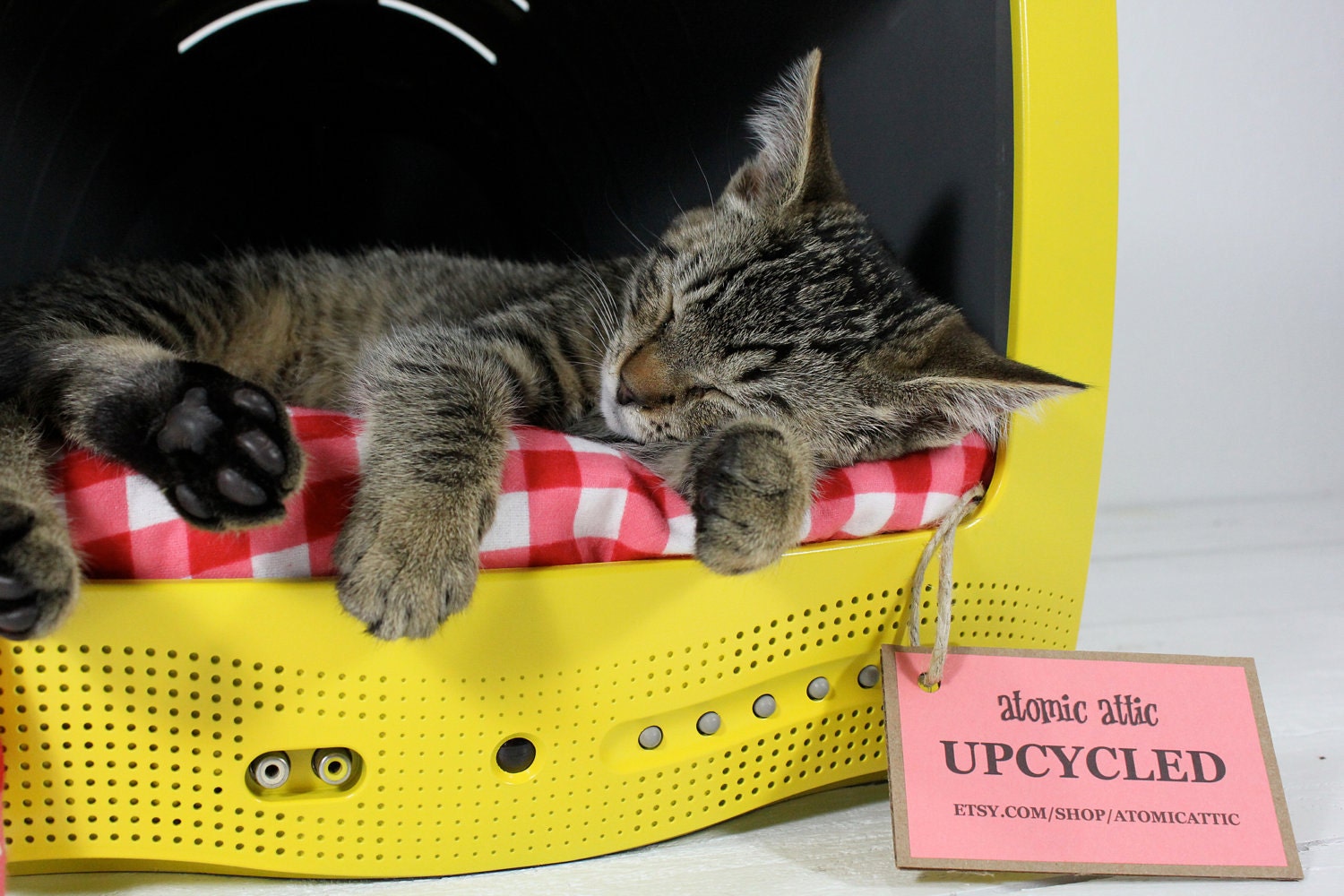 Upcycled Television Pet Bed