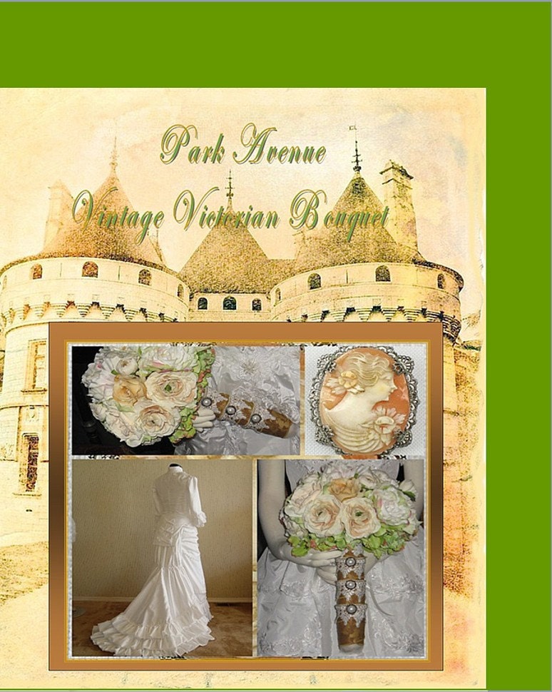 Park Avenue Vintage Victorian Bridal Bouquet 2