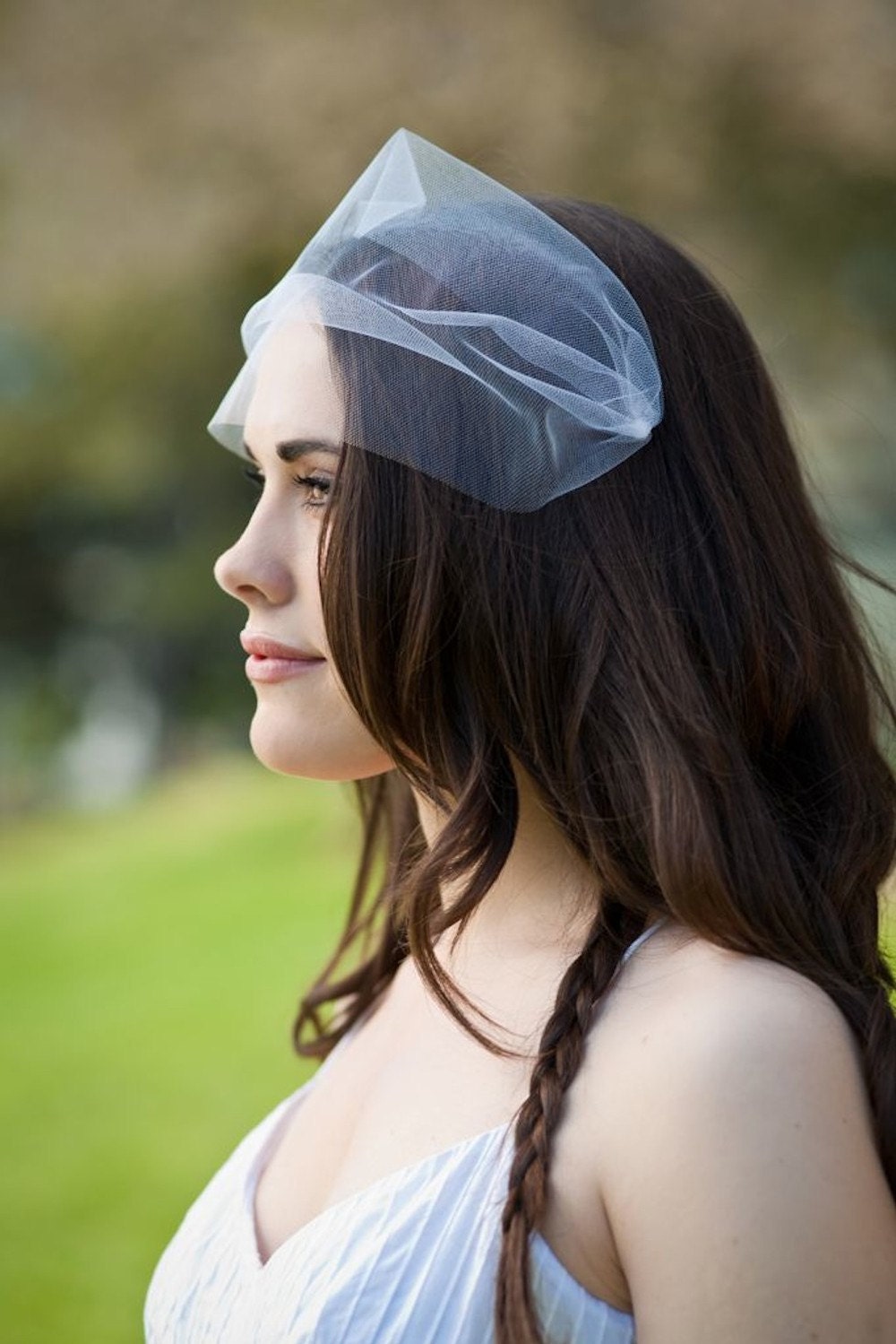 Bridal Veil, Tulle Bandeau, Birdcage Veil - The Mallory