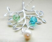 Family Tree Necklace, Family Birthstone Necklace, Grandmother Jewelry, Personalized, Mom Jewelry, Grandmother Necklace, Mothers Necklac