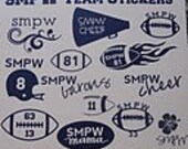Reserved listing for melissas455 Custom Vinyl Decals-  1/2 inch cow skulls