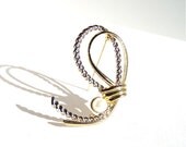 Brooch, Large Vintage Pearl Pin by dabchickvintagegems on Etsy