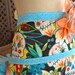 Fiesta Dio Los Muertos Sugar Skull Print Half Apron