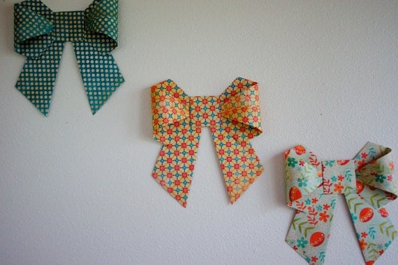 Girly -Origami Bow Wall Decor