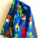 Drawstring Pouch, Cotton, Robots