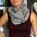 Custom for Kimberly Harry Potter Spells and Charms Infinity Scarf in Gray