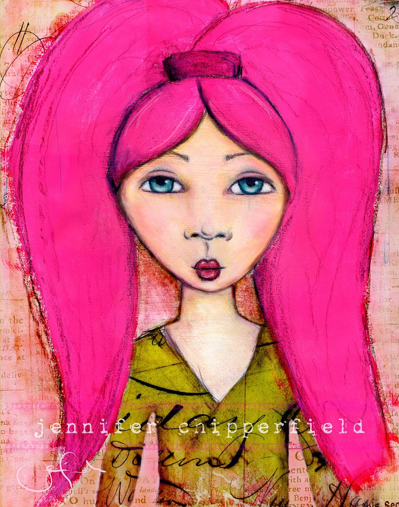 Pinkie 11x14 print