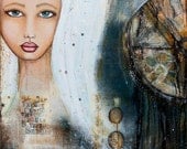 Starlight 24x36 Mixed Media Original