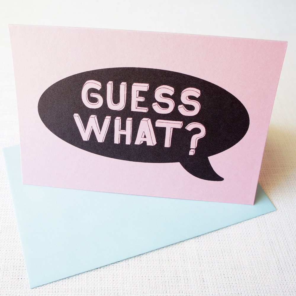 Guess what card