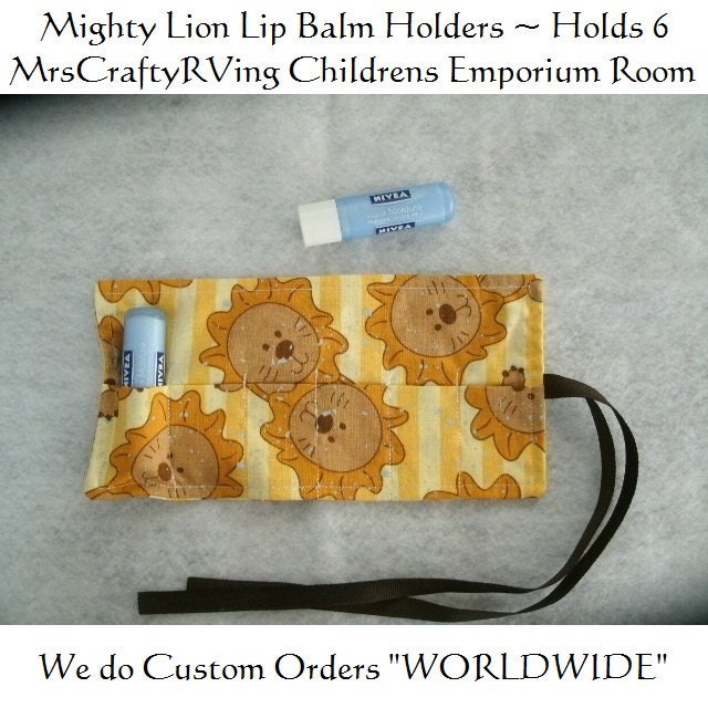 Lion Lip Balm Holder
