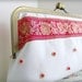 Bridal Clutch Purse, Hand Beaded Ivory Evening Bag. Bridal Fashion