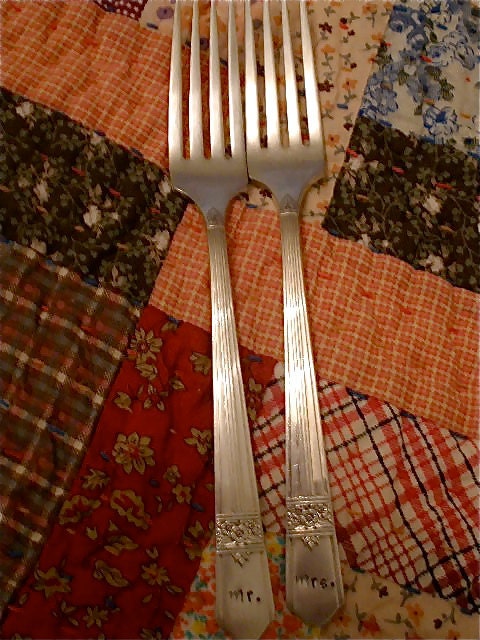 Wedding Cake Forks - Vintage