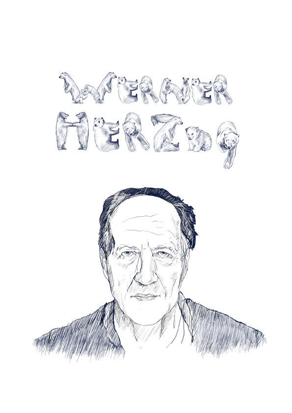 Werner Herzog A3 Print