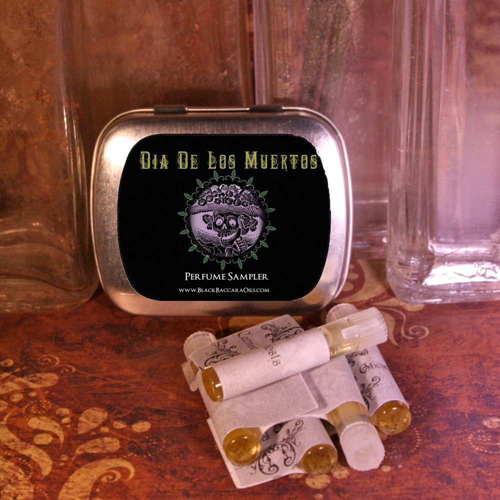 Dia De Los Muertos Perfume Oil Sample Set Of Themed Fragrances