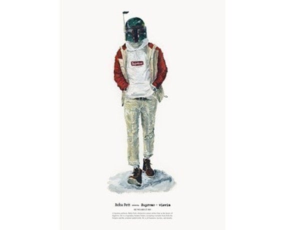 He Wears It 005 - Boba Fett wears Supreme and visvim