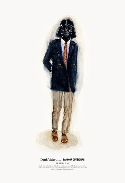 He Wears It 001 - Darth Vader wears BAND OF OUTSIDERS