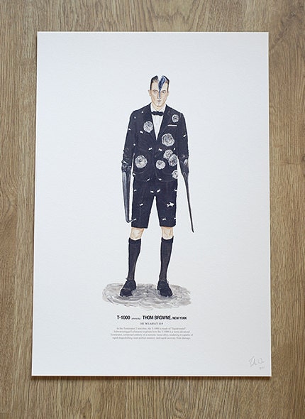 He Wears It 019 - T-1000 wears Thom Browne. New York